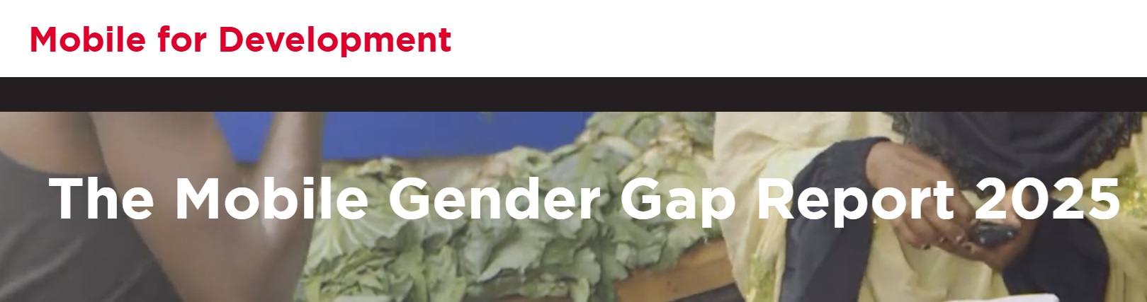 Imagen de The Mobile Gender Gap Report 2025